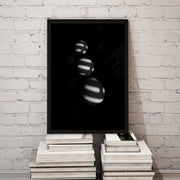 The Egg Army - Black & White Art Print