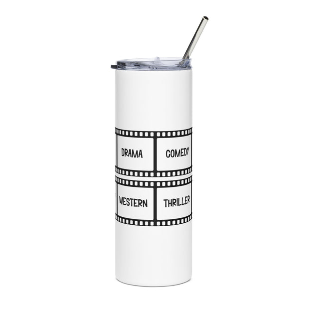 Many Movie Genre Stainless Steel Tumbler