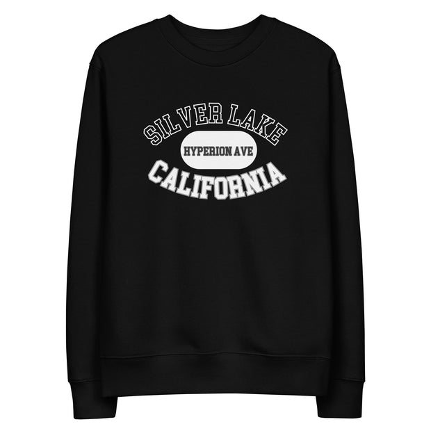 Silver Lake Hyperion Avenue Sweatshirt - Trendy California Black Eco Sweatshirt