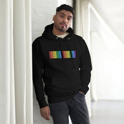 Blackout Barcode Rainbow Pride Hoodie [Black]